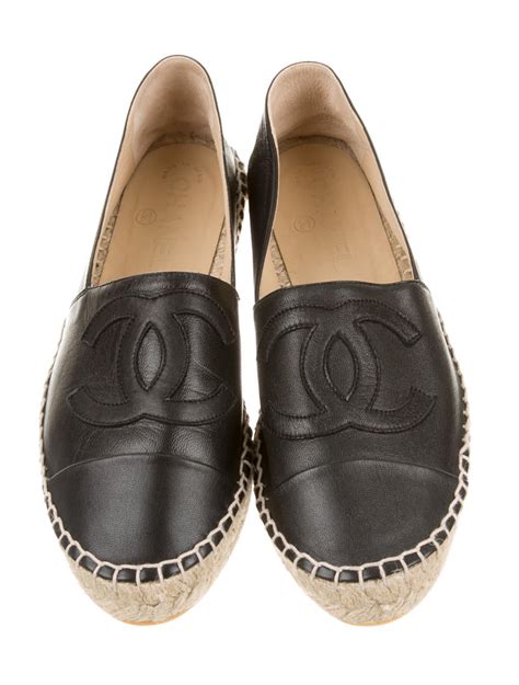 scialle chanel|Chanel leather espadrilles.